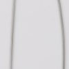 Een 18 karaats wit gouden ketting met hanger bezet met briljanten met een gezamenlijk gewicht van ± 1,50 ct.