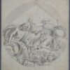 “De Heilige Drievuldigheid” Ontwerp voor een fresco. Gewassen pentekening op papier. Gemonogrammeerd A.O. en gedateerd ‘17.