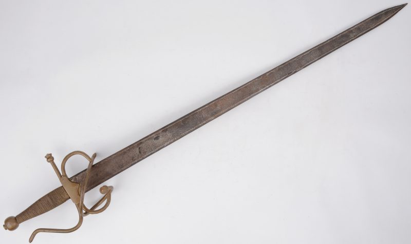 Een replica van een middeleeuws zwaard.