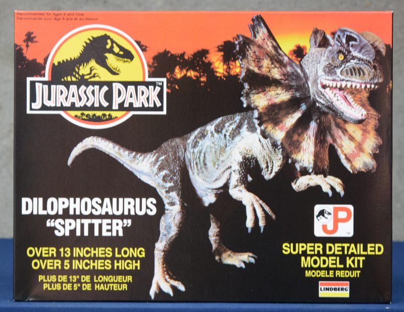 “Jurassic Park - Dilophosaurus Spitter”. Een bouwpakket. Compleet en in originele doos.