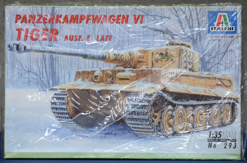 “Panzerkampfwagen VI Tiger”. Een bouwpakket op schaal 1/35. Compleet en in originele doos.