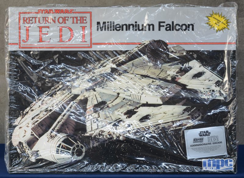 “Millenium Falcon”. Een bouwpakket met een model uit “Star Wars - Return of the Jedi”. Compleet en in originele doos.