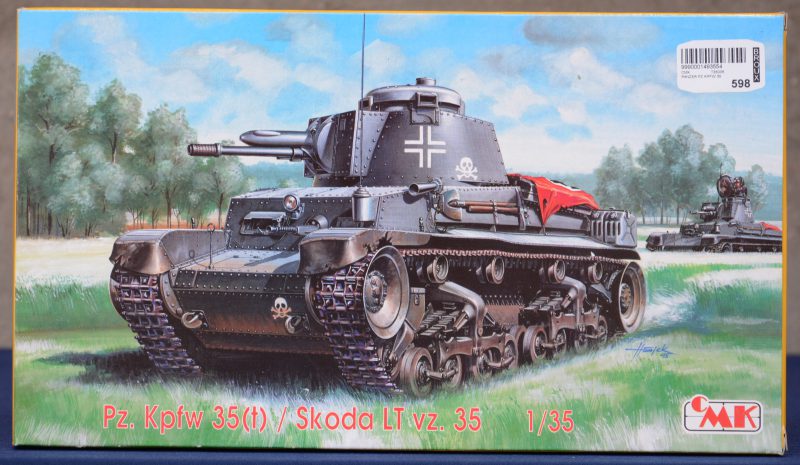 “Panzerkampfwagen 35 (t) / Skoda LT Vz. 35”. Een modelbouwkit op schaal 1/35. Compleet en in originele doos.