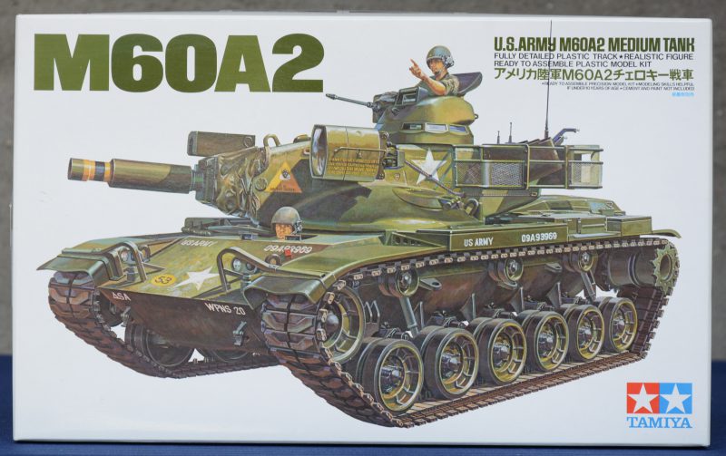 “M60A2”. Een modelbouwkit op schaal 1/35. Compleet en in originele doos.