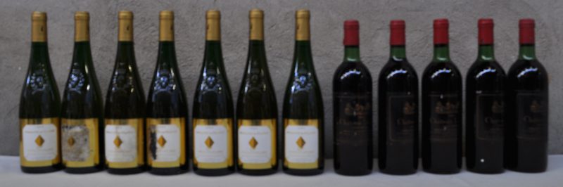Lot wijn        aantal: 12 Bt. Dom. de Clayou A.C. Coteaux du Layon Saint Lambert  Chauvin J.B., St-Lambert M.D.  1993  aantal: 7 Bt. Ch. Landat A.C. Haut-Médoc Cru bourgeois  M.C.  1981  aantal: 5 Bt.