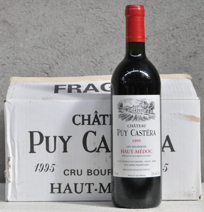 Ch. Puy Castéra A.C. Haut-Médoc Cru bourgeois  M.C. O.D. 1995  aantal: 6 bt.