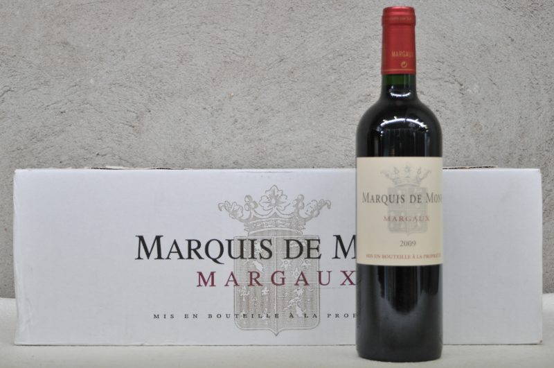 Marquis de Mons A.C. Margaux  S.A.S. Ch. La Tour de Mons, Soussans M.P. O.D. 2009  aantal: 12 bt