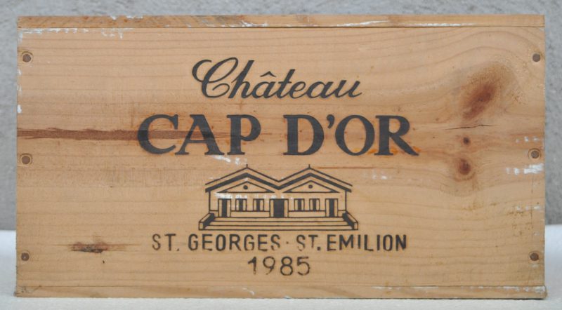 Ch. Cap d’Or A.C. St-Georges-St-Emilion   M.C. O.K. 1985  aantal: 6 bt