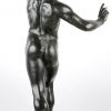 “Dansende Faun”. Een bronzen beeld naar het voorbeeld uit Pompeï.