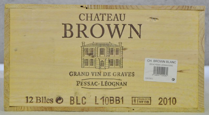 Ch. Brown A.C. Pessac-Léognan   M.C. O.K. 2010  aantal: 12 bt