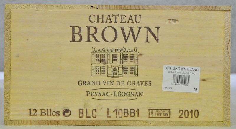 Ch. Brown A.C. Pessac-Léognan   M.C. O.K. 2010  aantal: 12 bt