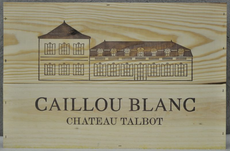 Caillou Blanc de Ch. Talbot A.C. Bordeaux   M.C. O.K. 2010  aantal: 6 bt