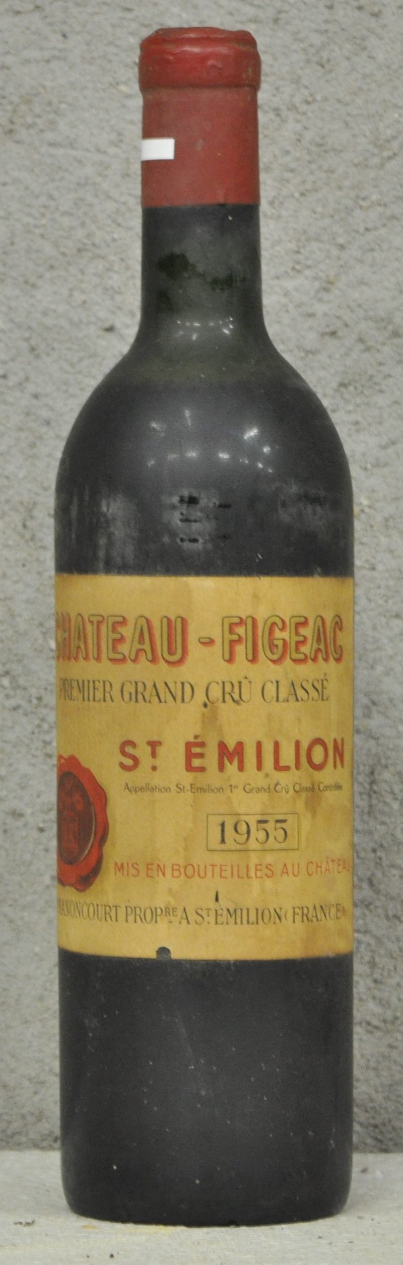 Ch. Figeac A.C. St-Emilion 1e grand cru classé   M.C.  1955  aantal: 1 bt ts