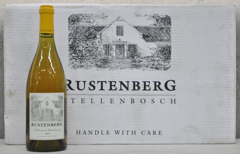 Stellenbosch Chardonnay Wine of Origin Stellenbosch  Rustenberg, Stellenbosch S.A. M.O. O.D. 2004  aantal: 6 bt.