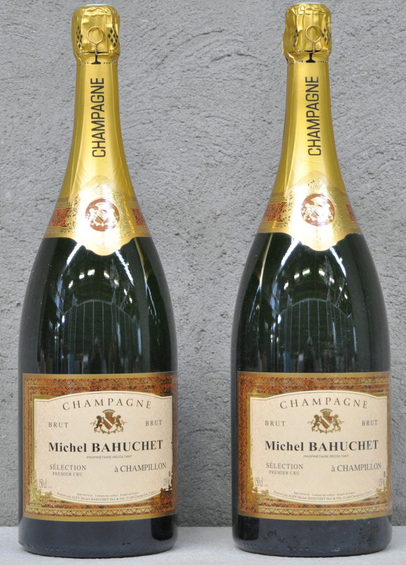 Champagne Brut 1e Cru Sélection   Michel Bahuchet, Champillon M.O. O.D. 0  aantal: 2 Mag.