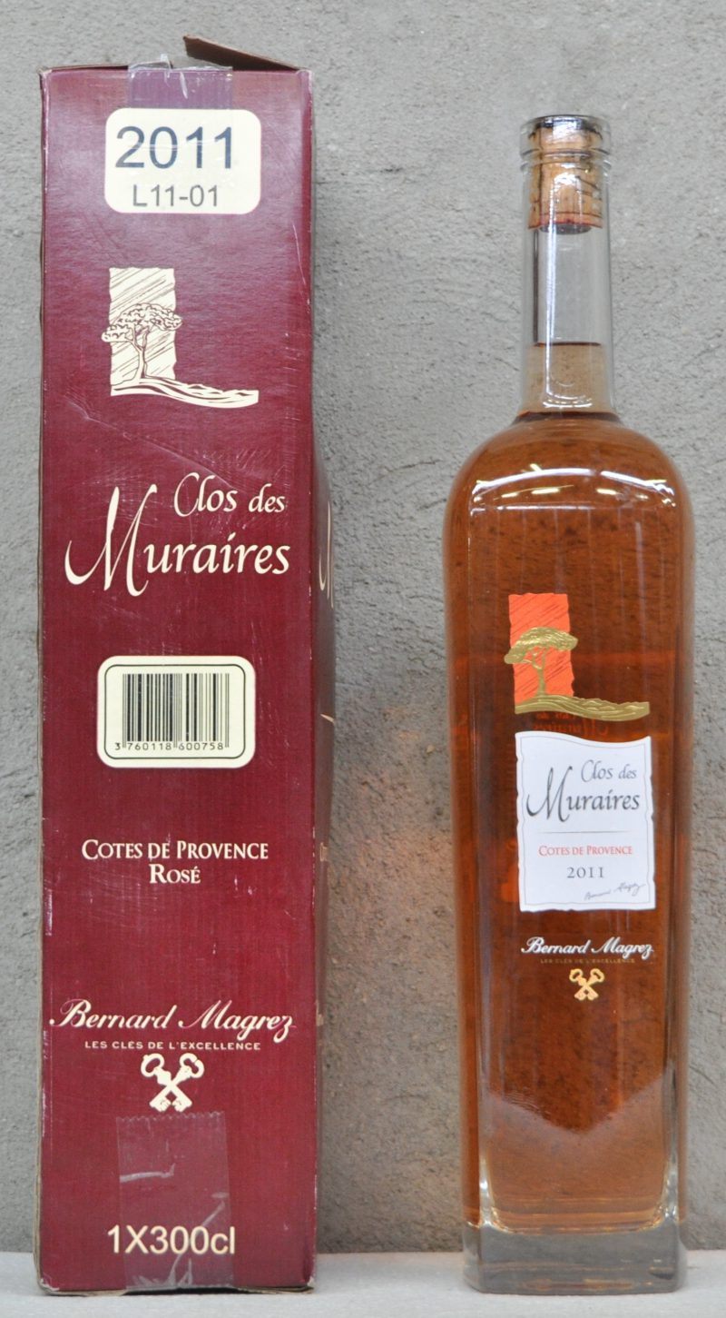 Clos des Muraires A.C. Côtes de Provence  Bernard Magrez M.O. O.D. 2011  aantal: 1 D.Mag.