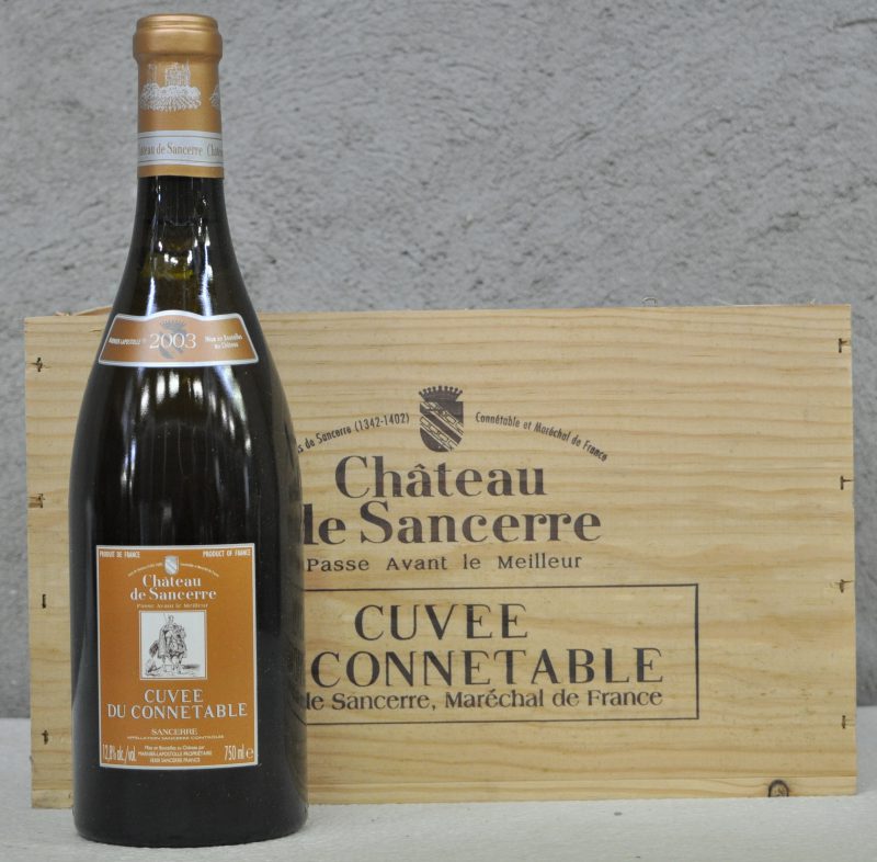 Cuvée du Connetable A.C. Sancerre  Marner-Lapostolle, Ch. de Sancerre M.C. O.K. 2003  aantal: 6 bt.