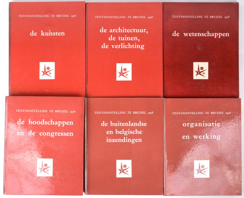 “Het officieel gedenkboek van de Algemene Wereldtentoonstelling te Brussel 1958”. Delen 1 tem 6.