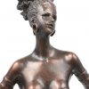 Bronzen beeld van een Milo danseresje. Gemerkt.