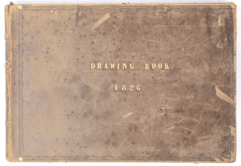 “Drawing Book 1826.” Een boek vol gedrukte tekeningen. J.Dickingson 114 New Bond street.