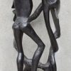 Afrikaanse ebbenhouten non - figuratieve sculptuur.