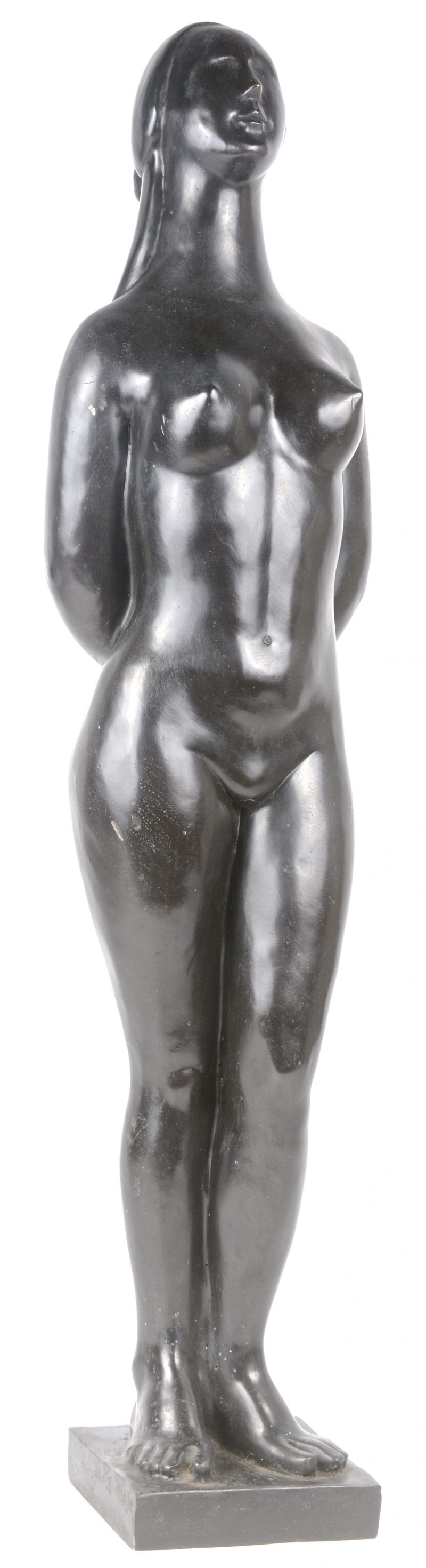 “Pandora”. Een bronzen beeld naar het werk van Edwin Sharff.