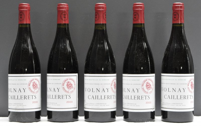 Volnay 1e Cru Caillerets A.C.  Dom. Marquis d’Angerville, Volnay M.D.  2000  aantal: 5 bt