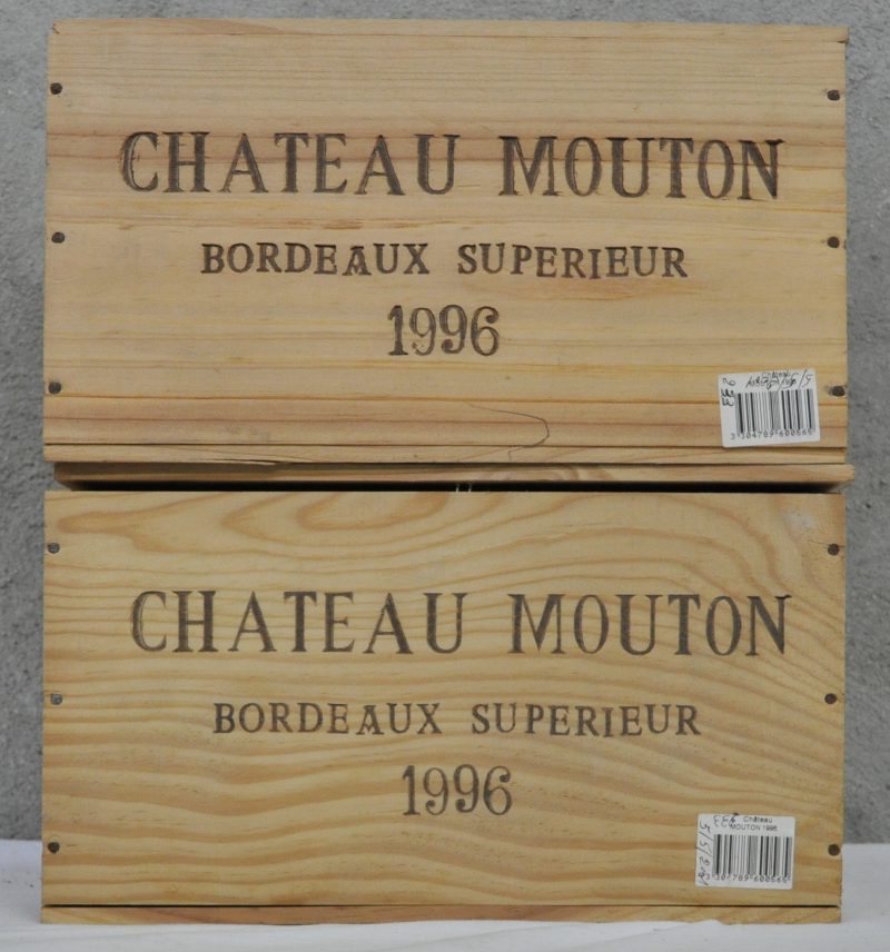 Ch. Mouton A.C. Bordeaux Supérieur   M.C. O.K. 1996  aantal: 12 bt