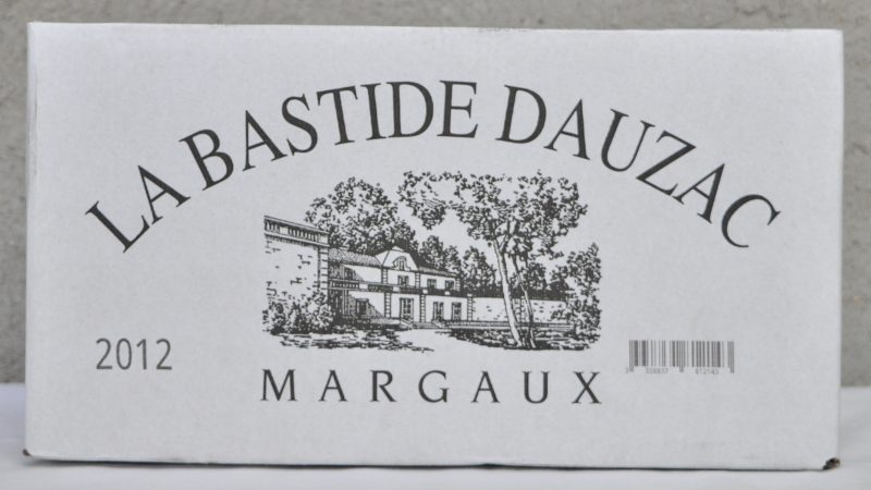 Ch. Labastide-Dauzac A.C. Margaux   M.C. O.D. 2012  aantal: 6 bt