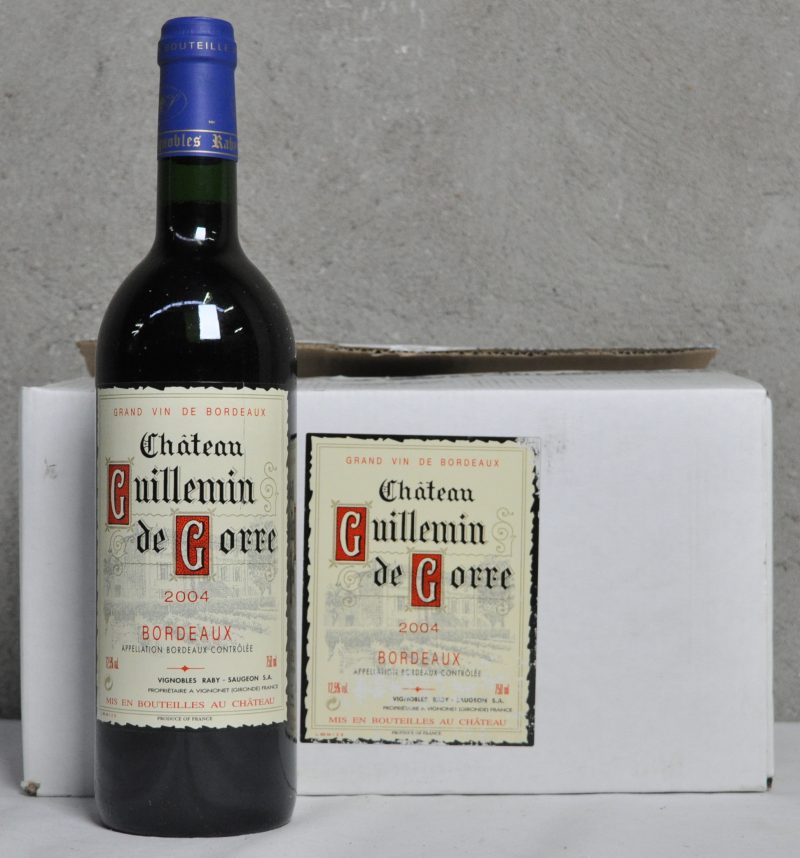 Ch. Guillemin de Gorre A.C. Bordeaux   M.C. O.D. 2004  aantal: 6 bt