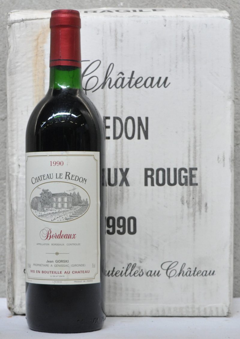 Ch. Le Redon A.C. Bordeaux   M.C. O.D. 1990  aantal: 6 bt