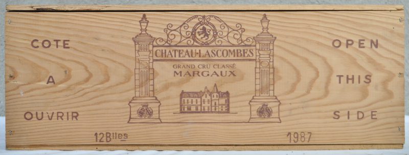 Ch. Lascombes A.C. Margaux 2e grand cru classé  M.C. O.K. 1987  aantal: 12 bt