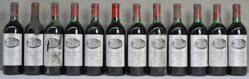 Ch. Lamothe A.C. Côtes de Bourg   M.C.  1985  aantal: 12 bt neck à ts, 1 ms