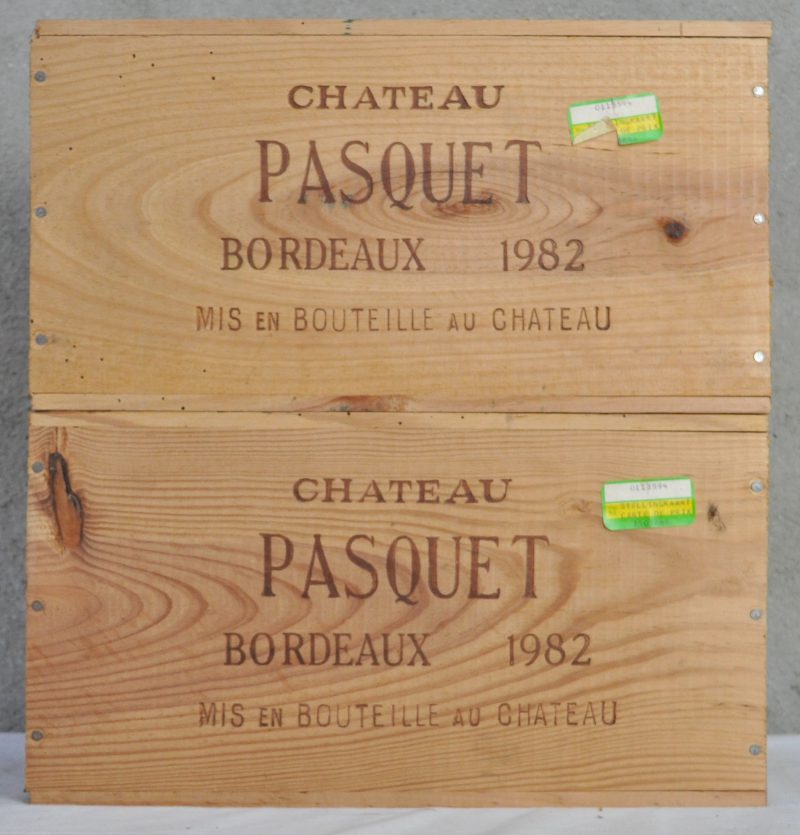 Ch. Pasquet A.C. Bordeaux   M.C. O.K. 1982  aantal: 12 bt