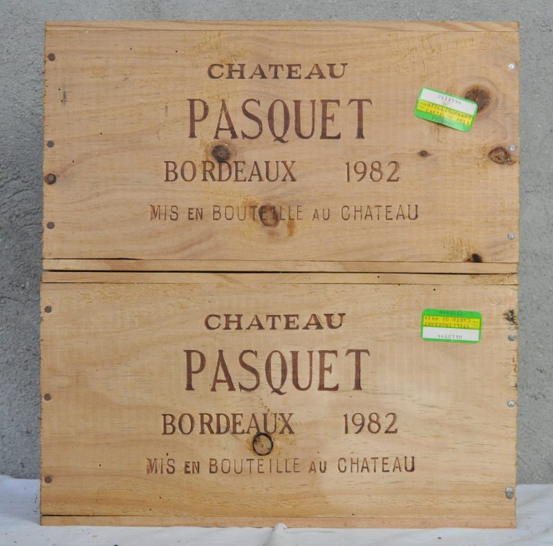 Ch. Pasquet A.C. Bordeaux   M.C. O.K. 1982  aantal: 12 bt
