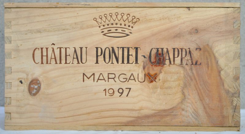 Ch. Pontet-Chappaz A.C. Margaux   M.C. O.K. 1997  aantal: 6 bt