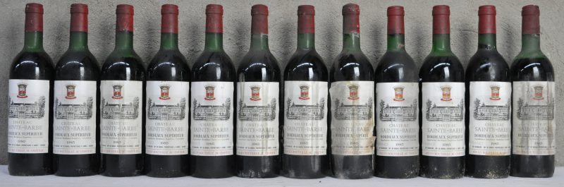 Ch. Sainte-Barbe A.C. Bordeaux Supérieur   M.C.  1985  aantal: 12 bt