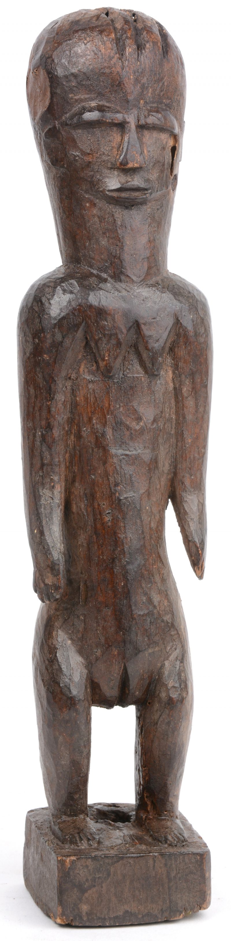 “Personage”. Een Afrikaans houten beeldje. Ngombe, Uubangu. D. R. Congo.