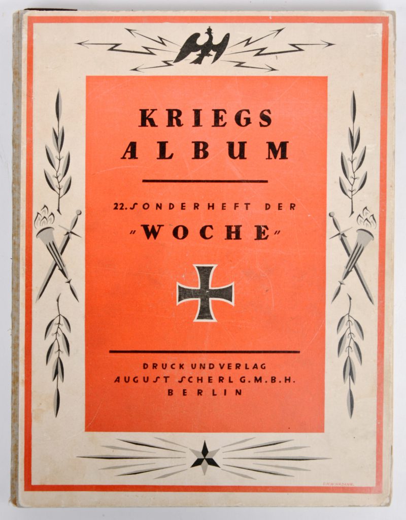 “Kriegsalbum”. Een Duitse uitgave uit de Eerste Wereldoorlog.