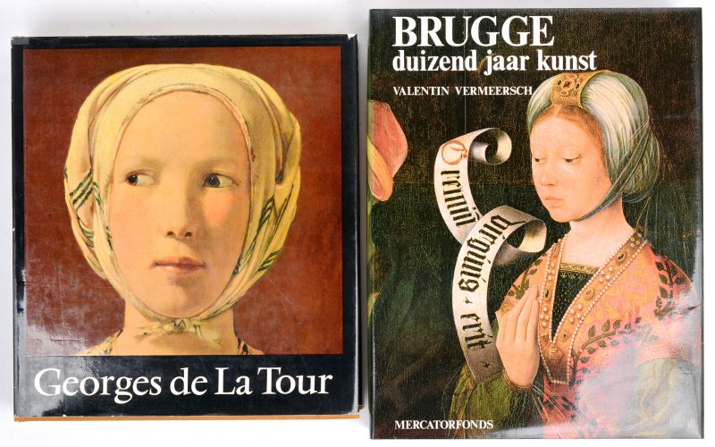 Twee boeken:- “Brugge”. Valentin Vermeersch. Ed. Mercatorfonds.- “Georges de la Tour. Ed. Arcade, 1976.