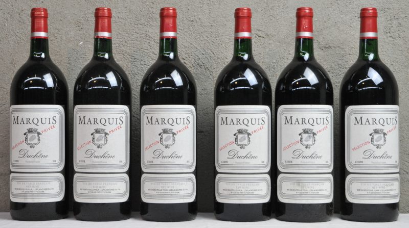 Marquis Duchêne Vin de table français  Sélection Privée, La Bourse du Vin M.O. O.K. 0  aantal: 6 Mag.