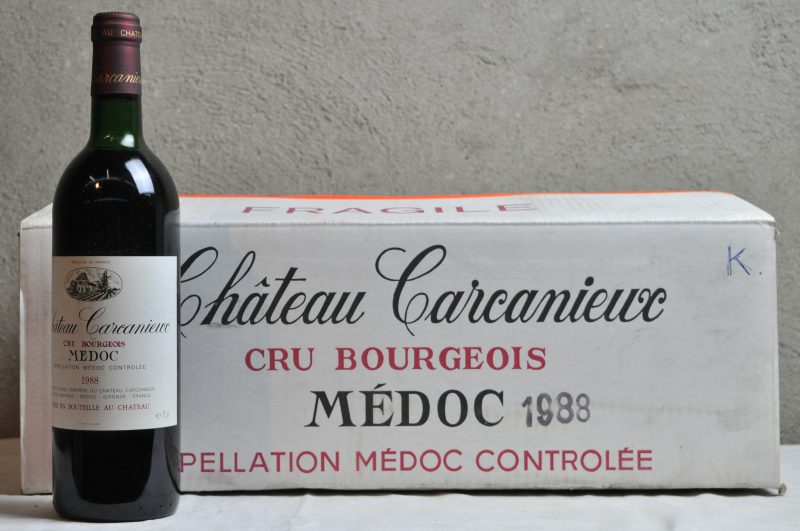 Ch. Carcanieux A.C. Médoc Cru bourgeois  M.C. O.D. 1988  aantal: 12 bt