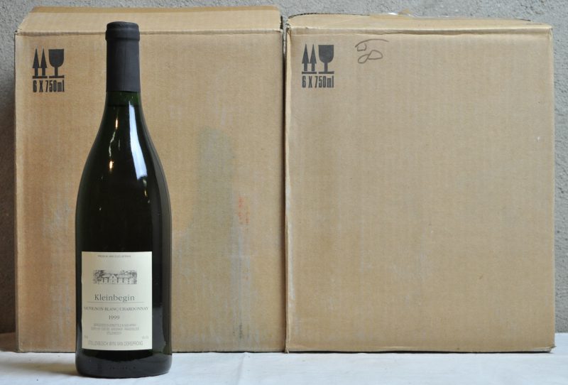 Kleinbegin Sauvignon Blanc/Chardonnay Wyn van Oorsprong Stellenbosch  Coetzee, Paradyskloof M.O. O.D. 1999  aantal: 12 bt