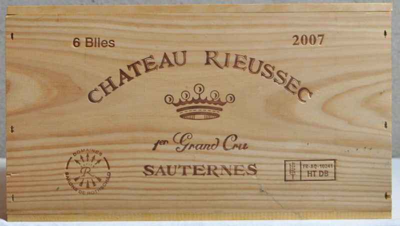 Ch. Rieussec A.C. Sauternes 1e grand cru classé  M.C. O.K. 2007  aantal: 6 bt
