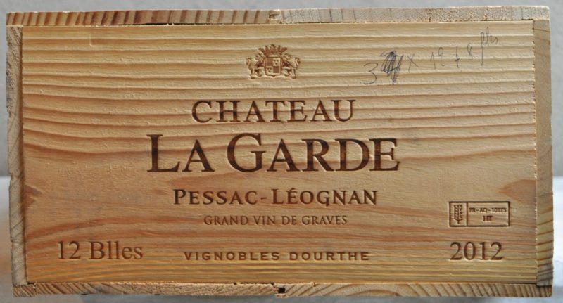 Ch. La Garde A.C. Pessac-Léognan   M.C. O.K. 2012  aantal: 12 bt