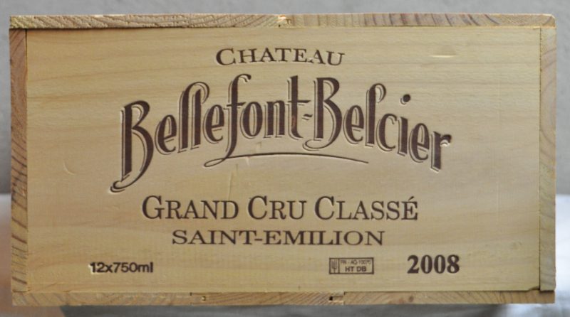 Ch. Bellefont-Belcier A.C. St-Emilion grand cru   M.C. O.K. 2008  aantal: 12 bt