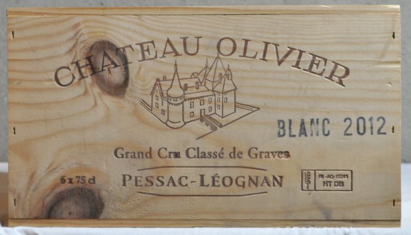 Ch. Olivier A.C. Pessac-Léognan Grand cru classé  M.C. O.K. 2012  aantal: 6 bt
