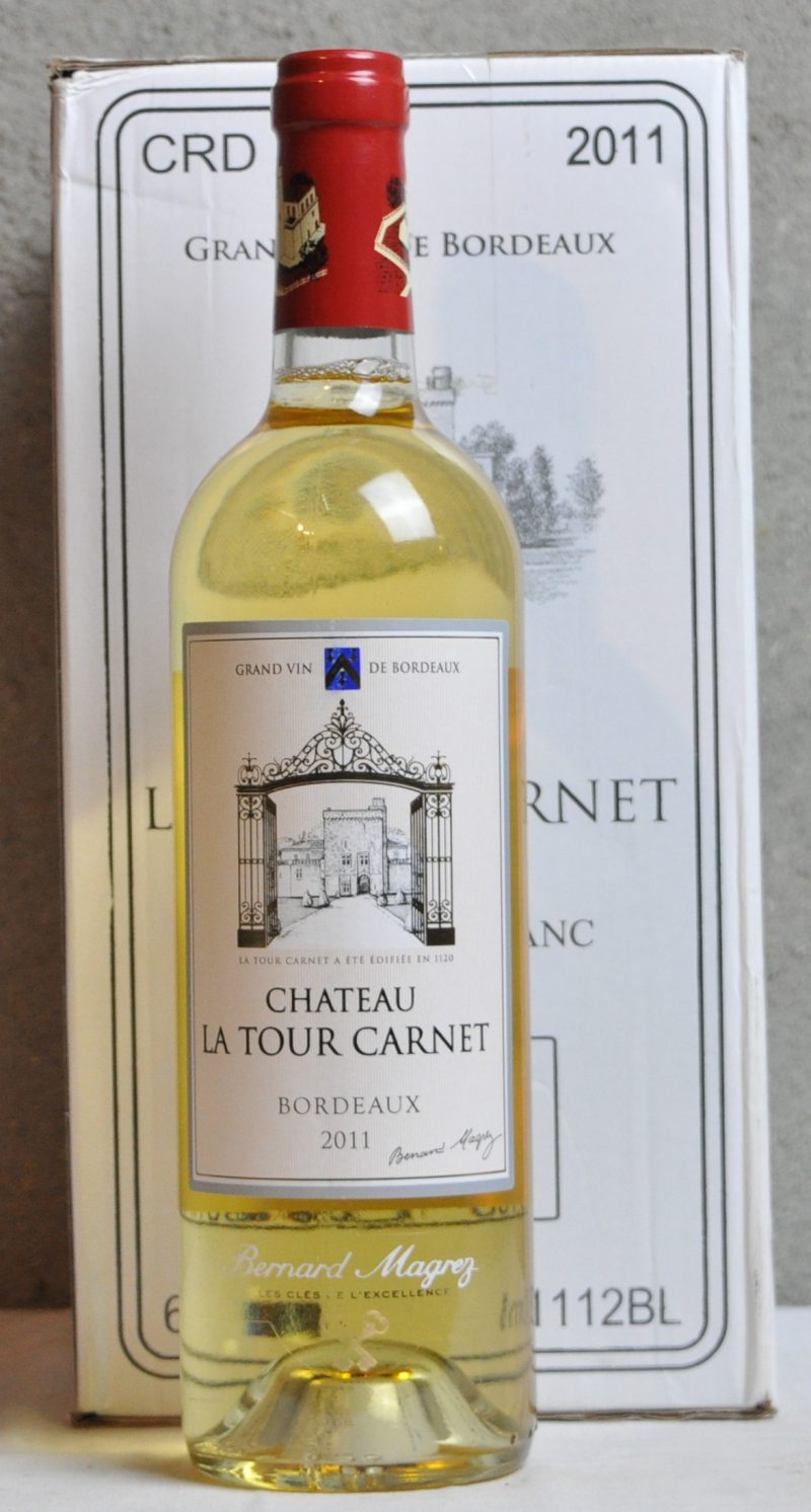 Ch. La Tour Carnet A.C. Bordeaux (blanc sec)   M.P. O.D. 2011  aantal: 6 bt