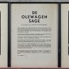 “De Olewagen Sage”. Een reeks van vijf houtsneden, genummerd 11/210, gesigneerd en gedateerd 1936 buiten de plaat, ter illustatie van een verhaal van Hans Grimm.Uitgave Het Rad.