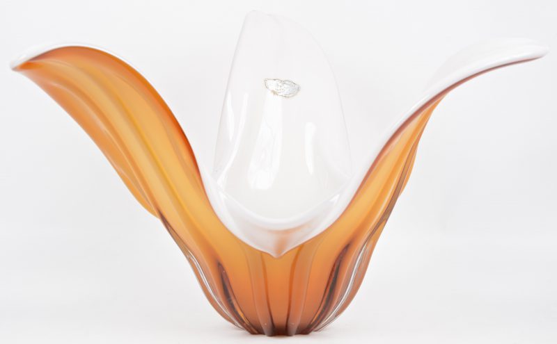 Een vaas van murano glas.
